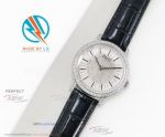 Perfect Replica Piaget Black Tie Goa36129 Stainless Steel Diamond Bezel Watch 